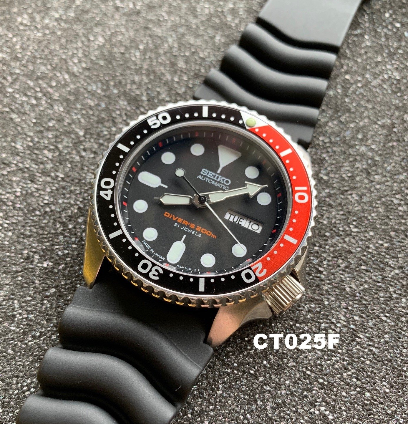 SKX007 SRPD Flat Sapphire Crystal | Crystaltimes USA | CT025