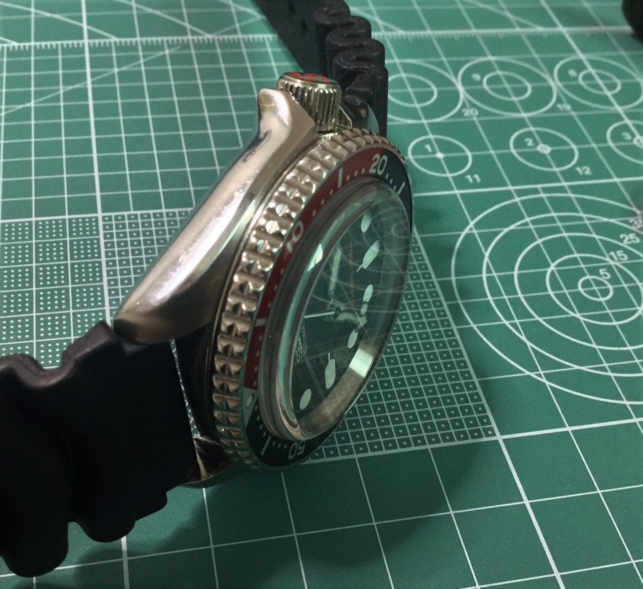Top Hat Sapphire Crystal SKX007/SRPD With Clear AR Coating For SKX Flat Inserts 