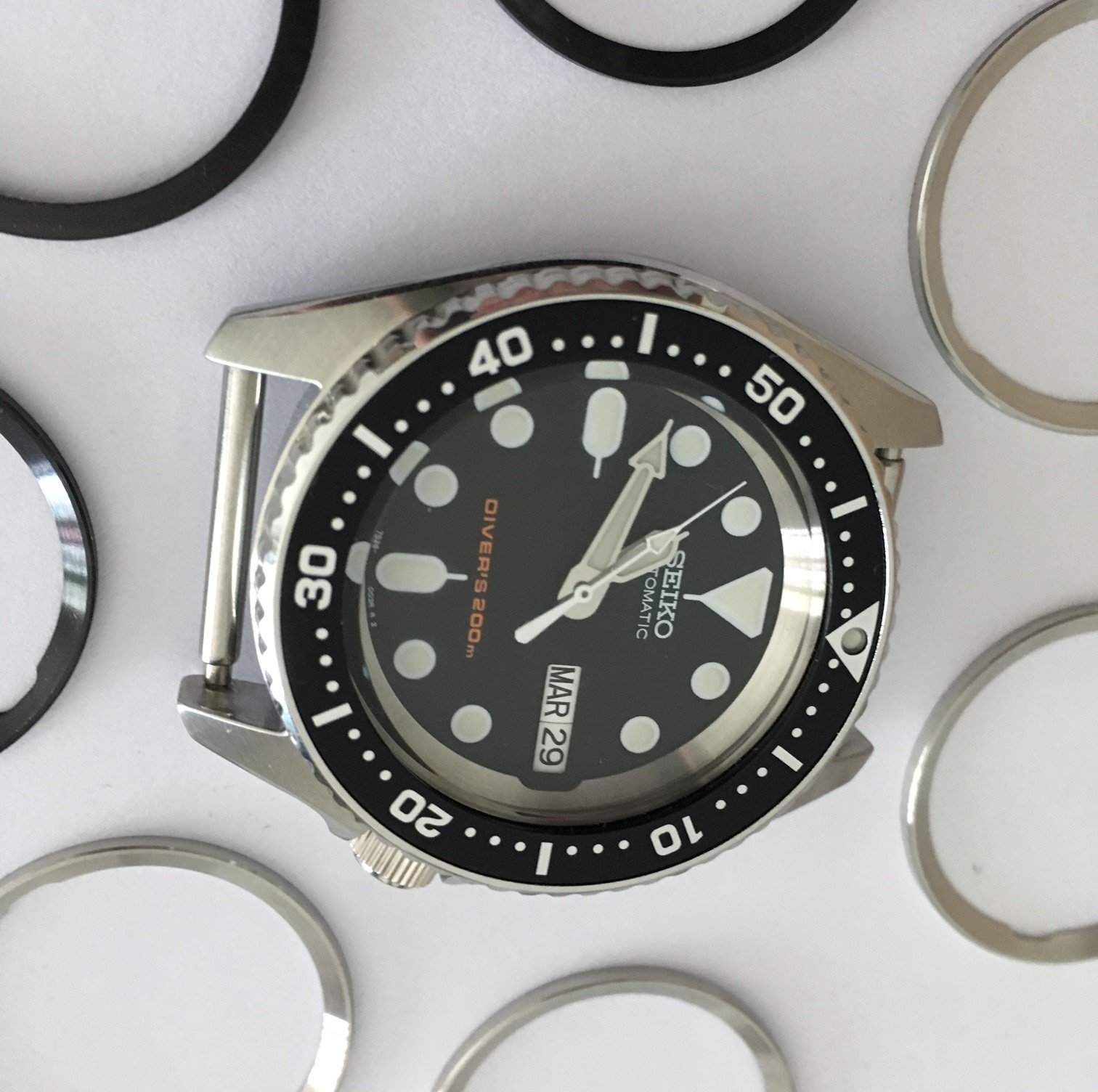 Ct2 Chapter Ring Skx013 0030 Case Type Brushed Polished Seiko Mods Crystaltimes Usa