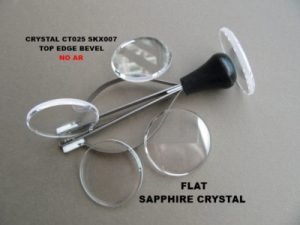 Flat Sapphire Crystal
