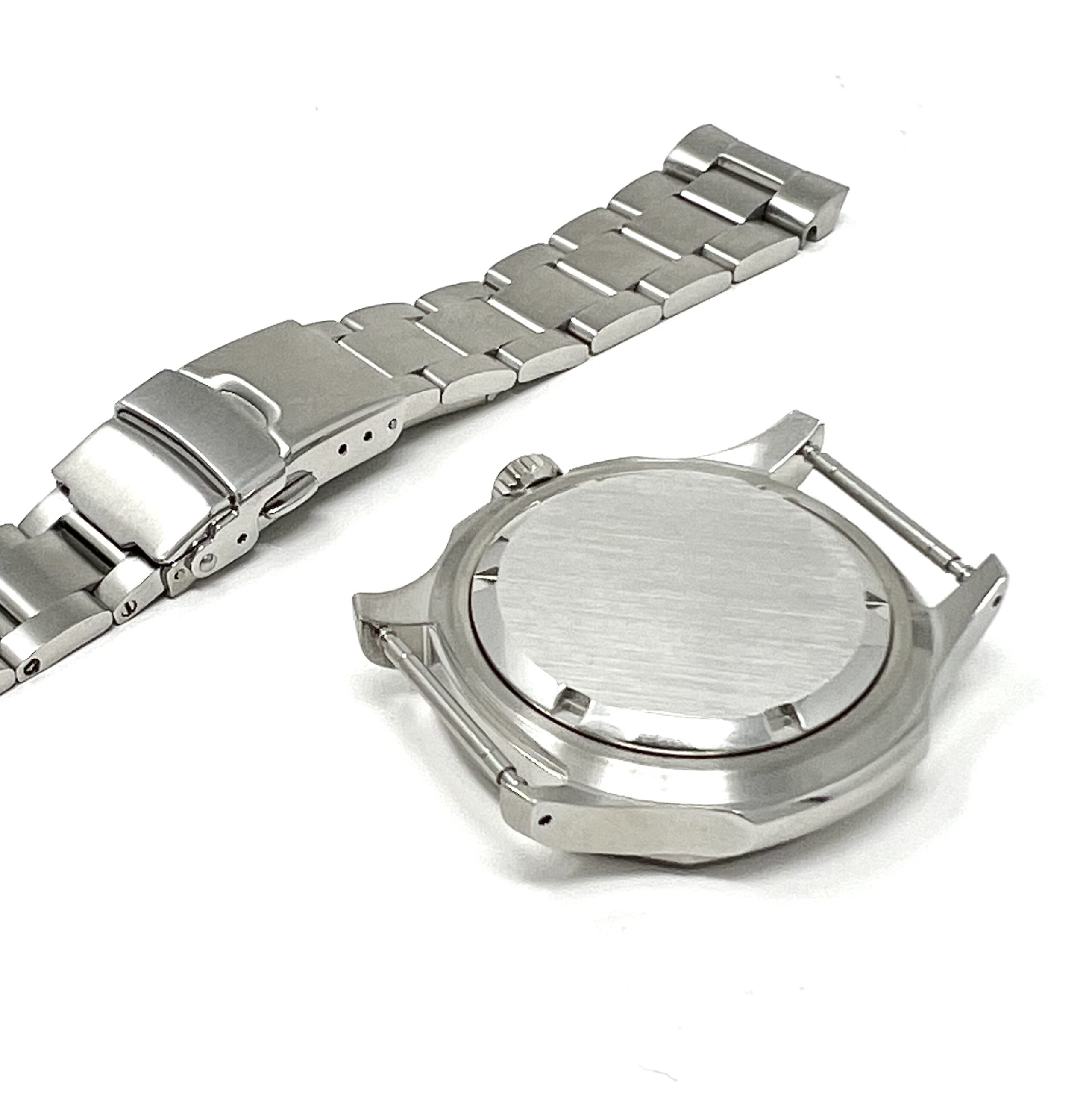 Nautilus AP Style SKX007/SRPD Watch Case Set - CT721 Polished/Brushed -  Blue AR - Seiko Mod - Crystaltimes USA Seiko Mod Parts